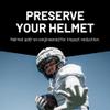 Guardian Cap - Soft-Shell Helmet Cover for Football and Lacrosse - Reduces Impact and Protects Helmets - One Size Fits All for Youth, High School and College Programs - Red view 2