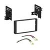 Double DIN Car Stereo Radio Mounting Dash Kit Compatible with Select 2003 2004 2005 2006 2007 Toyota Tundra Sequoia (Dash Kit + Wiring Harness) view 1
