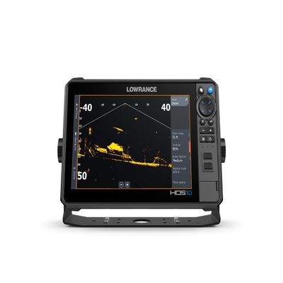 Lowrance 000-15984-001 HDS PRO 10 Fishfinder and Chartplotter with Smartphone Integration, Preloaded C-MAP DISCOVER OnBoard Charts, ActiveImaging HD 3-in-1 Transducer, 10 Inch Screen, Black