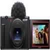 Sony - ZV1 II 20.1-Megapixel Digital Camera for Content Creators and Vloggers - Black view 1