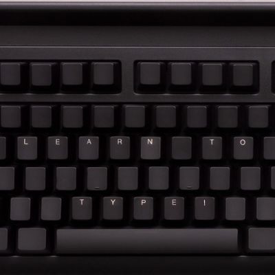 [15 Unit CASE] Learn to Type Keyboard; Typing Practice with Show or Hide Keys; Blank Key Caps; Teach Students to Touch Type; Keymaster Mechanical Training Keyboard; Better Than Keyboard Cover or Skin