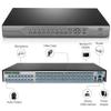 Evertech 32 Channel 12TB Recording Storage H.265 Surveillance Camera Digital Video Recorder view 3
