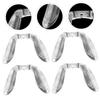 Healifty 8pcs Silicone Eyeglass Nose Pads Comfortable - Cushions for Glasses Sunglasses Material Suitable for Various Frames Transparent Design view 2