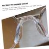 Healifty 8pcs Silicone Eyeglass Nose Pads Comfortable - Cushions for Glasses Sunglasses Material Suitable for Various Frames Transparent Design view 3