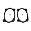 1 Pair - 6x9 6"x9" Rear Deck Speaker Adapters Compatible with 2002-2011 Camry & 2003-2013 Corolla - SPKBRK002 view 1