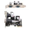 Yoidesu 143 RS232 PCI Express Card, PCIE to Serial Port Controller Card PCIE PCI Express to Serial DB9 RS232 2-Port Controller Adapter Card view 3