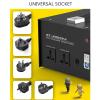 1000 Watt Power Converter,110V to 220V Step-Up & Down Power Two-Way Conversion Lightweight Voltage Regulator Travel Adapter,Black,1000W view 3