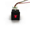 for VW6 Jetta 5 MK5 Caddy EOS Scirocco Car Red LED DRL Light Packing Radar Power On Off Camera Mirror Switch Button (Color : Radar) view 1