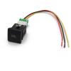 for VW6 Jetta 5 MK5 Caddy EOS Scirocco Car Red LED DRL Light Packing Radar Power On Off Camera Mirror Switch Button (Color : Radar) view 4