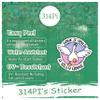 314PI Honk If You're Silly Goose Stickers, Silly Goose Water Assistant Die Cut Sticker for Laptop Phone Water Bottle Skateboard, Goose Sticker, Funny Goose Sticker, Funny Gifts for Girlfriend Boyfriend (Size 4") view 3