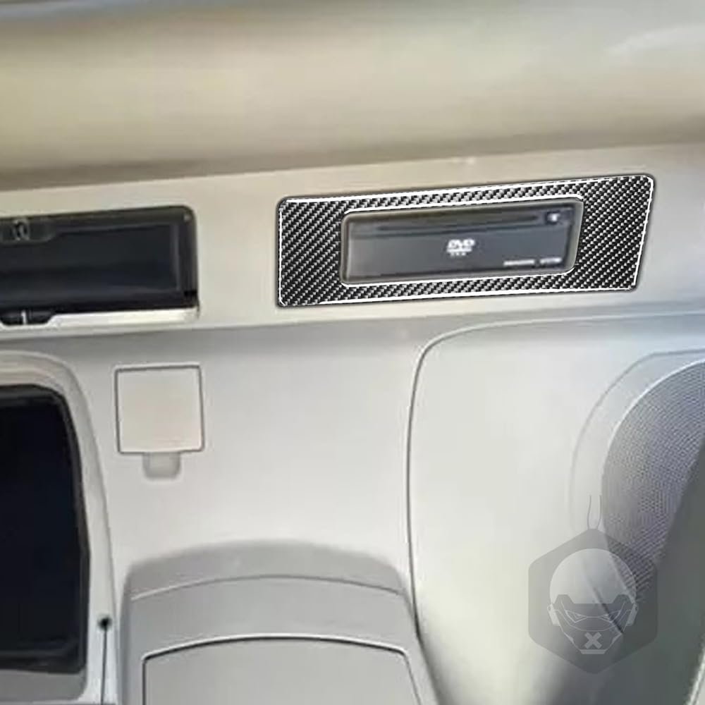 JmorCO Upgrade Carbon Fiber Compatible with Nissan 350Z 2003-2009 DVD Player Sticker 1Pcs