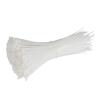 NORAZE Self-Locking Plastic Nylon Cable Tie 100 Pieces White Cable Tie Fastening Ring Cable Tie Set (Color : White, Size : 3x80 Width 1.8mm) view 1