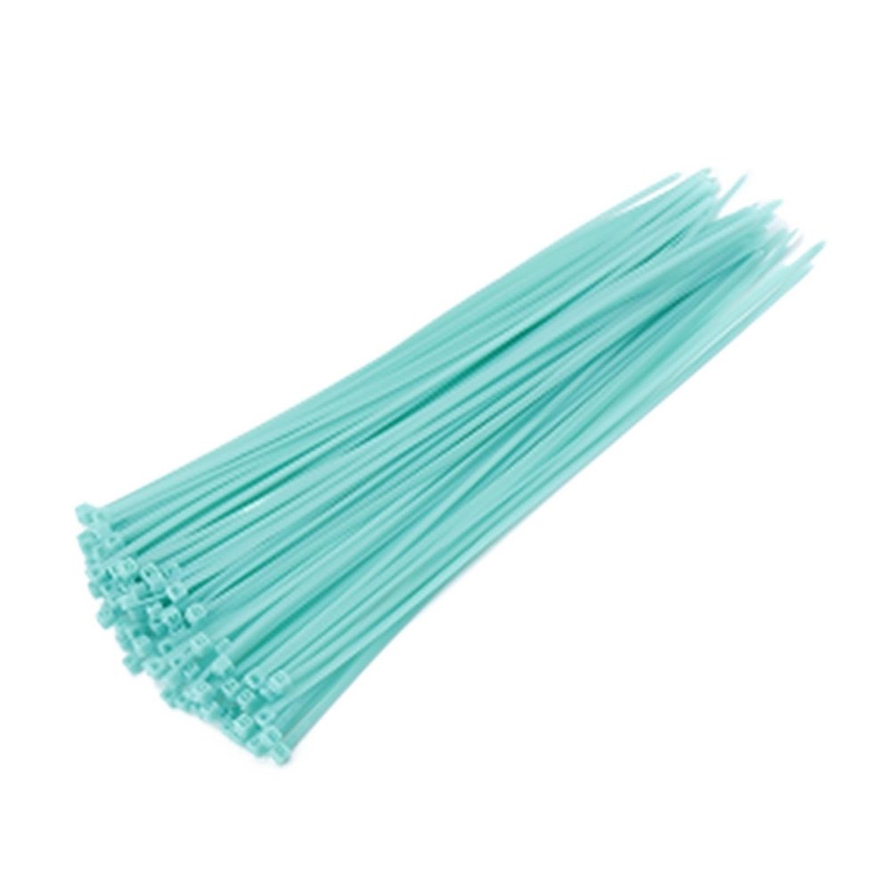NORAZE 100PCS 3 X 100//150/200mm 4x150/200 Multicolour Cable Wire Zip Ties Self Locking Nylon Cable Tie (Color : Sky Blue, Size : 4x150mm)