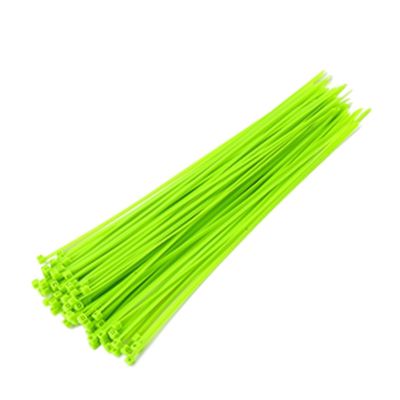 NORAZE 100PCS 3 X 100//150/200mm 4x150/200 Multicolour Cable Wire Zip Ties Self Locking Nylon Cable Tie (Color : UV Green, Size : 4x200mm)