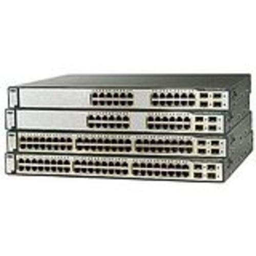 Cisco Refurbished WS-C3750-24FS-S-RF Cat3750 24 100BaseFXP2 SFP FD (Renewed)