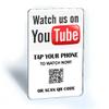 Tap and Share Contactless Sharing ( 4 PACK ) | Watch Us on YouTube | Instagram Connect | Review us on Google | Facebook Connect Card | Smart NFC+ QR code view 4