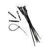 NORAZE Self-Locking Plastic Nylon Tie 100 PCS Black Cable Tie Fastening Ring Zip Wraps Strap Nylon Cable Tie Set (Color : Black, Size : 3x150mm) view 4