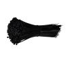 NORAZE Self-Locking Plastic Nylon Tie 100PCS Black 5X300cable Tie Fastening Ring 3X200 Cable Tie Set (Color : Black, Size : 4x150mm) view 1
