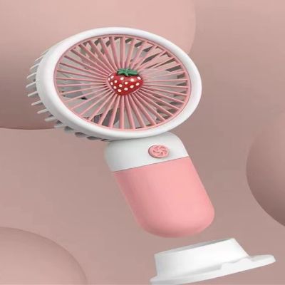 Fruit fan, flower small fan, summer small fresh portable portable small fan, USB storage fan Can Fruit Strawberry