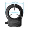 144 64 LED Ring Light Illuminator for Stereo Microscope, Adjustable Ring Light Lamp Industry Monocular Binocular Trinocular Soldering Stereo Repairing Microscope Video Camera (64 LED Detachable Plug) view 4