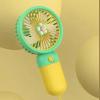 FRYSKY Fruit fan, flower small fan, summer small fresh portable portable small fan, USB storage fan Can Small flower [goose yellow] view 1