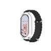 DLUCCA Strap Compatible with Huawei Band 8 Sport Silicone Durable Watch Strap Transparent Breathable Band Adjustable 5.5-8.1 inch for Women Men - Black view 1