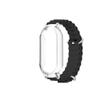 DLUCCA Strap Compatible with Huawei Band 8 Sport Silicone Durable Watch Strap Transparent Breathable Band Adjustable 5.5-8.1 inch for Women Men - Black view 2