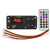 12V Car Audio Bluetooth Mp3 Decoder Board Color Screen Display Bluetooth Version 5.0 Mp3 Decoder Module Dual Decoding Audio Receiver Module with Remote Control view 4