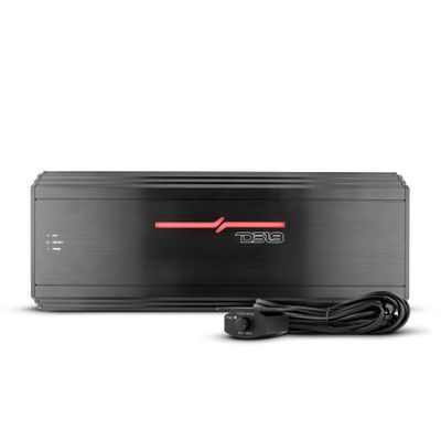 DS18 ZR2000.1D 1-Channel Class D Monoblock Amplifier  2000W RMS @ 1 Ohm, 6000W Peak | Subwoofer Audio Amp with LPF, Subsonic Filter, Bass Knob & LED Indicators (Renewed)
