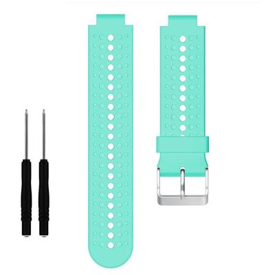 AEHON Strap For Garmin Forerunner 235/220 WatchBand Silicone Strap Bracelet For Garmin Forerunner 230/620/630/735XT Smart Accessories (Color : Mint Green, Size : For Forerunner 235)