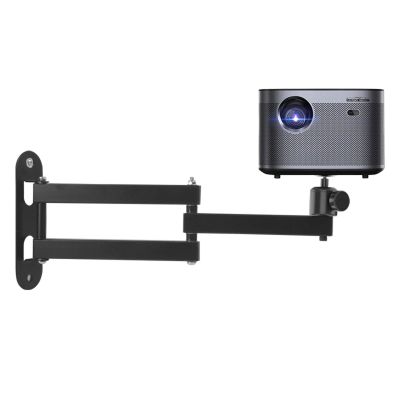 Projector Bracket Mini Projector Wall Mount/Projector Hanger/Camera Housing Mounting Bracket - for CCTV/Camera/Projector/Webcam - with Rotation 360 Black Projector Stand ( Color : Brass , Size : L )