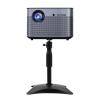FIONEL Projector Bracket Household Mini Projector Mount with 360 Degrees Rotatable Heads for Projectors Cameras, Mount with Metal Ballhead for Camera, Black Projector Stand view 1
