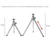 FIONEL Projector Bracket Projector Tripod Stand Silver Stretchable Tabletop Bracket Portable Holder Selfie Stick for Mini Projector DLP Digital Camera Smartphone Projector Stand view 2