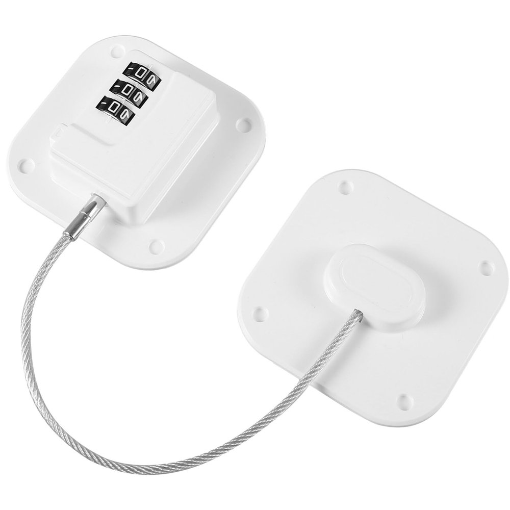 iplusmile Combination Fridge Lock and Cabinet Dresser Lock for Refrigerators Windows and Cabinets Easy Installation No Drilling Design