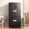 iplusmile Combination Fridge Lock and Cabinet Dresser Lock for Refrigerators Windows and Cabinets Easy Installation No Drilling Design view 2