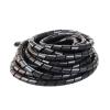 1 Roll Wire Spiral Tube White/Black PE 4mm-30mm Flame Retardant Cable Protective Wound Hose (Color : Black, Size : 20mm 3Meters) view 1