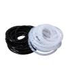 1 Roll Wire Spiral Tube White/Black PE 4mm-30mm Flame Retardant Cable Protective Wound Hose (Color : Black, Size : 20mm 3Meters) view 2