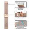 IRJFP Milanese Stainless Steel Watchband for Garmin Vivomove HR/3/3S/Vivoactive 4/4S/3/Venu/Luxe/Style Quick Release Watch Band Strap (Color : C, Size : 22mm) view 4
