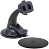 ARKON Replacement Upgrade or Additional Windshield Dashboard Sticky Suction Mount for Dual T Holders - Black & Phone and Midsize Tablet Holder for iPhone X 8 7 6S Plus iPad Mini Black view 2