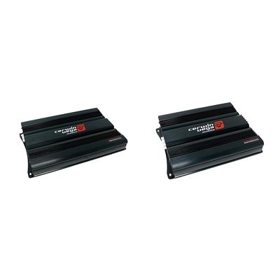Cerwin-Vega Mobile CVP2000.1D Performance Series 2,000-Watt-Max Monoblock Class D Amp & CVP1200.4D 2/4 1200 MAX Power 4-Channel Bridgeable Class D Overload Circuits Protect Amplifier