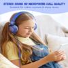 New Bee Kids Headphones for School with Microphone KH20 HD Stereo Safe Volume Limited 85dB/94dB Foldable Lightweight On-Ear Headphone for boy Mac/Android/Kindle/Tablet/Pad(Royal Blue) view 3