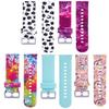 Bands Compatible With Garmin Bounce Band, Soft Silicone Wristbands Adjustable Replacement Bands Intended for Garmin Bounce Watch (5PACKS-A) view 1