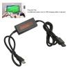 UPQRSG Game Console Video Sign, Low Loss HD Multimedia Interface Video Converter, One Touch Switching 720P 1080P Plug Play HD Video Output Adapter, DIY Replacement Cable view 3