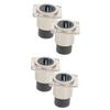 4 Pcs USB Panel Socket USB Coupler USB Connector for Data Transfer C USB Cable USB Female to Female USB Panel Mount Coupler USB Accessory Bulkhead Cable Data Line Through Metal view 1