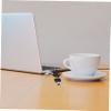 UKCOCO 10 Sets Laptop Lock Notebook Lock Cable Laptop Lock Hardware Cable Lock Kit Retractable Wire Lock for Tablet Computers Laptops Chain Lock Alloy Multifunction Sewing view 3