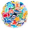100 Pack Ocean Life Animal Stickers,Under The Sea Party Favors, Waterproof Stickers for Water Bottle Laptop Computer Phone view 1