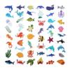 100 Pack Ocean Life Animal Stickers,Under The Sea Party Favors, Waterproof Stickers for Water Bottle Laptop Computer Phone view 3