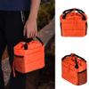 Acouto Camera Bag Only Polyester Insert Partition Camera Hand Bag Shockproof Padded Divider Cover Case for DSLR Camera Partition Bag (Orange) view 3