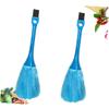 Hoement 2pcs Keyboard Cleaning Brush Dual-Sided Computer Dust Brush for Home Electronics Efficiently Cleans Hard Reach Spaces for Keyboards Monitors and More Blue view 2