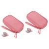 Mobestech 2pcs Digital Cable Organizer Pouch Dual Travel Case for Cords and Accessories Compact Electronics Storage Bag Design for Easy Portability view 1